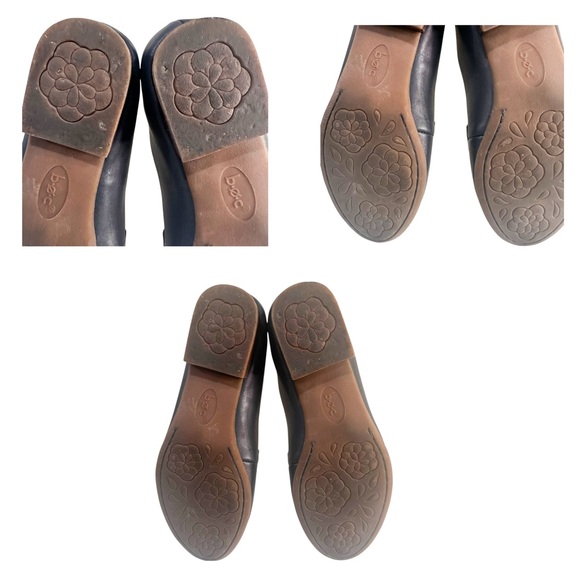 boc Navy Leather Comfort Flats Size 7.5 - Picture 8 of 9